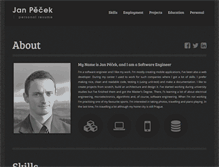 Tablet Screenshot of pecek.cz